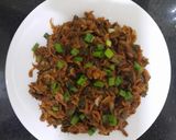 A picture of step 5 of Tiny shrimp (Jawala) spring onion.