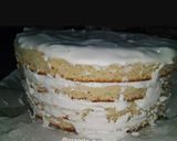 A picture of step 3 of White Forest Cake.