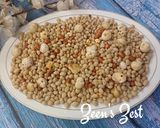 A picture of step 5 of Pan Roasted High Protein Namkeen.