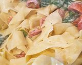 Foto del paso 3 de la receta: Pappardelle con espinacas