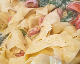Foto del paso 3 de la receta: Pappardelle con espinacas