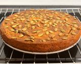 A picture of step 15 of Eggless Pumpkin Oats & Jaggery Cake – Kid-Friendly, Wholesome & Guilt-Free Treat.