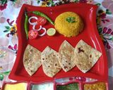 ગુજરાતી થાળી (Gujarati Thali Recipe In English) રેસીપી સ્ટેપ4ફોટો
