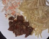 A picture of step 4 of Coleslaw salad.