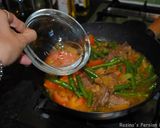 A picture of step 5 of Green Beans Stew With Beef خورشت لوبیا سبز.