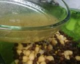 A picture of step 4 of Mexican Beans selad.