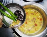 A picture of step 3 of Gujarati Dal With Steamed Rice.