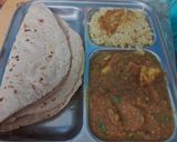 A picture of step 5 of Kadhai paneer in dhaba style.