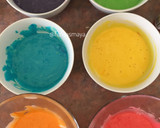 Foto langkah ke 8 dari resep Rainbow Checkerboard   Cake.