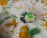 A picture of step 6 of Tri colour delight.