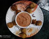 A picture of step 5 of Urad Dal Vada with Tomatoes Chutney.