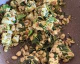 A picture of step 4 of Paneer thecha.