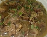 A picture of step 4 of White mutton 😋😋.