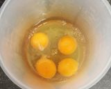 A picture of step 2 of Two cheese and cherry tomato omelette :).