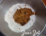 A picture of step 1 of Leftover Ful Medames Parathas.