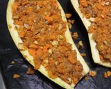 Une image de l'étape 4 de Aubergines farcies aux légumes et fromage de chèvre.