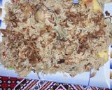 A picture of step 12 of Chicken yakhni pulao.