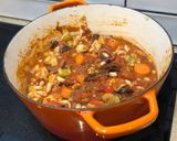 A picture of step 4 of The best chicken and bean casserole.