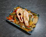 Hình bước làm 7 của món Cá điêu hồng om cải chua