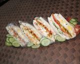 A picture of step 5 of Loaded Sandwiches.