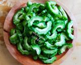 Foto langkah ke 2 dari resep Tumis Pare Pedas Cabe Setan dan Ebi Sedap Yummy dan Gak Pahit.