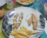 Foto del paso 7 de la receta: Tiras de pollo con dos salsas