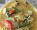 Foto langkah ke 4 dari resep Lodeh sawi putih dan kacang panjang.