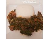 Efo Riro(miyar soyaye alayaho) and tuwo shikafa recipe step 6 photo
