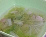 Foto langkah ke 2 dari resep Sayur Sawi Bakso Simple.