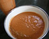 A picture of step 2 of Punjabi Paneer stuffed Capsicum in Red Gravy.