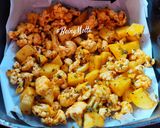 A picture of step 3 of Grilled Cauliflower-Potato Subzi (Airfryer).