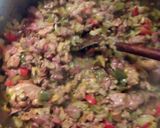 Csirkemájas ragu recept fázis 4 fotója