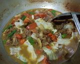 Foto langkah ke 7 dari resep Tongseng Kambing Tanpa Santan.