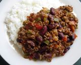 A picture of step 5 of Chilli Con Carne.