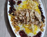 عکس مرحله 1 از دستور مرصع پلو شب تولدم