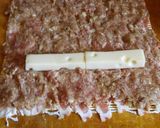 Baconos sajtos tekercs recept fázis 1 fotója
