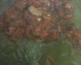 A picture of step 7 of Sarson Ka Saag with Makki Ki Roti.
