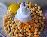 Foto del paso 1 de la receta: Hamburguesas de garbanzos, calabaza y zanahoria