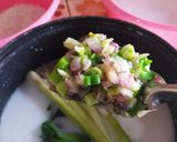 Foto langkah ke 9 dari resep Nasi Bakar/ Nasi Bakar Ayam Kemangi Masak Magicom.