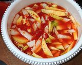 Foto langkah ke 5 dari resep Asinan Buah (Mangga Bangkuang).