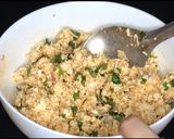 A picture of step 2 of Paneer Paratha.