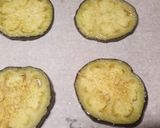 A picture of step 3 of Tortino di pesto siciliano.
