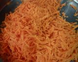 A picture of step 2 of Gajrela (Gajar ka Halwa).