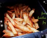 Une image de l'étape 2 de Frites fraîches cuisson acti fry recette saines 😋😉 airfryer.