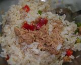 Foto del paso 8 de la receta: Ensaladaarco iris ( de arroz con atun ) y salchichas rellenas!!!!