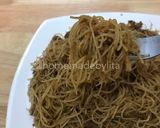 Foto langkah ke 3 dari resep Bihun sapi lada hitam cah ebi #homemadebylita.