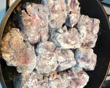 Foto del paso 2 de la receta Rabo de toro en salsa a mi manera con timbal de puré de patata con trufa y salsa de soja