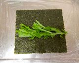 A picture of step 2 of Japanese Nori Wrapping Salad.