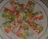 Foto langkah ke 6 dari resep Kue singkong pelangi/ongol-ongol.