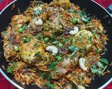 A picture of step 4 of Spicy Bombay Chicken Biryani.